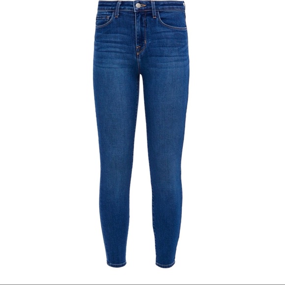 NEW! L'Agence Margot High Rise Skinny Stretch Denim Jeans Blue SZ 25 - Picture 11 of 12